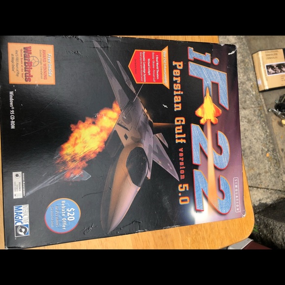 New iF-22 Persian Gulf Version 5.0 Flight Simulation (1998) Win95 PC CD-Rom - Picture 6 of 9